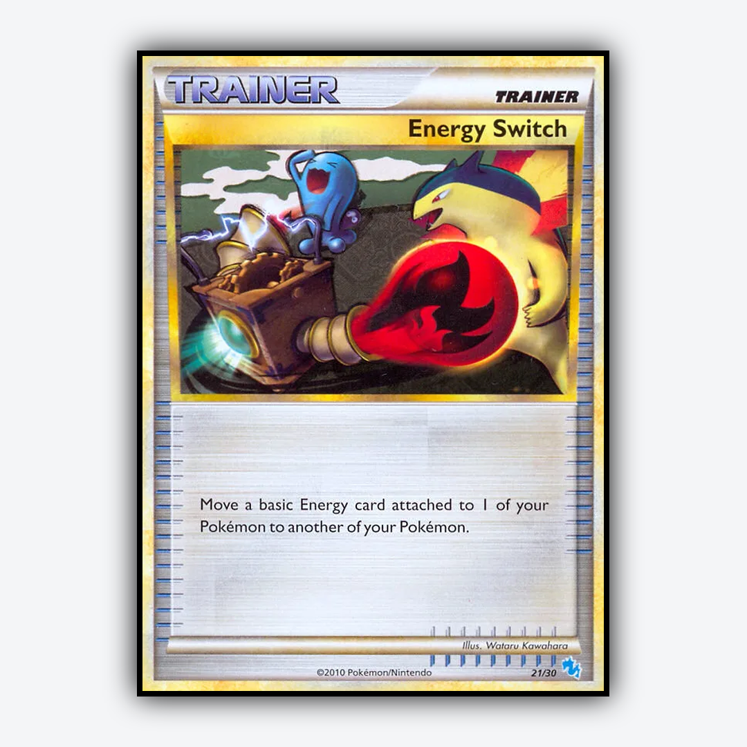 Energy Switch 021/30 - HGSS Trainer Kit Gyarados Set - Card Rug