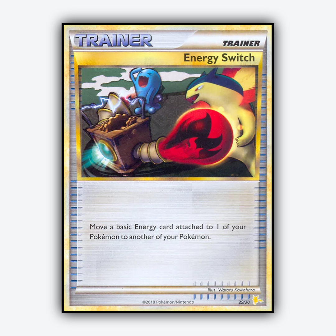 Energy Switch 029/30 - HGSS Trainer Kit Raichu Set - Card Rug