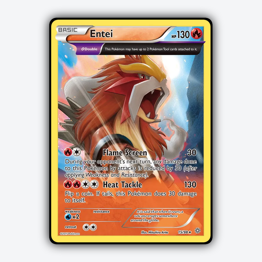Entei 015/98 - Ancient Origins Set - Card Rug