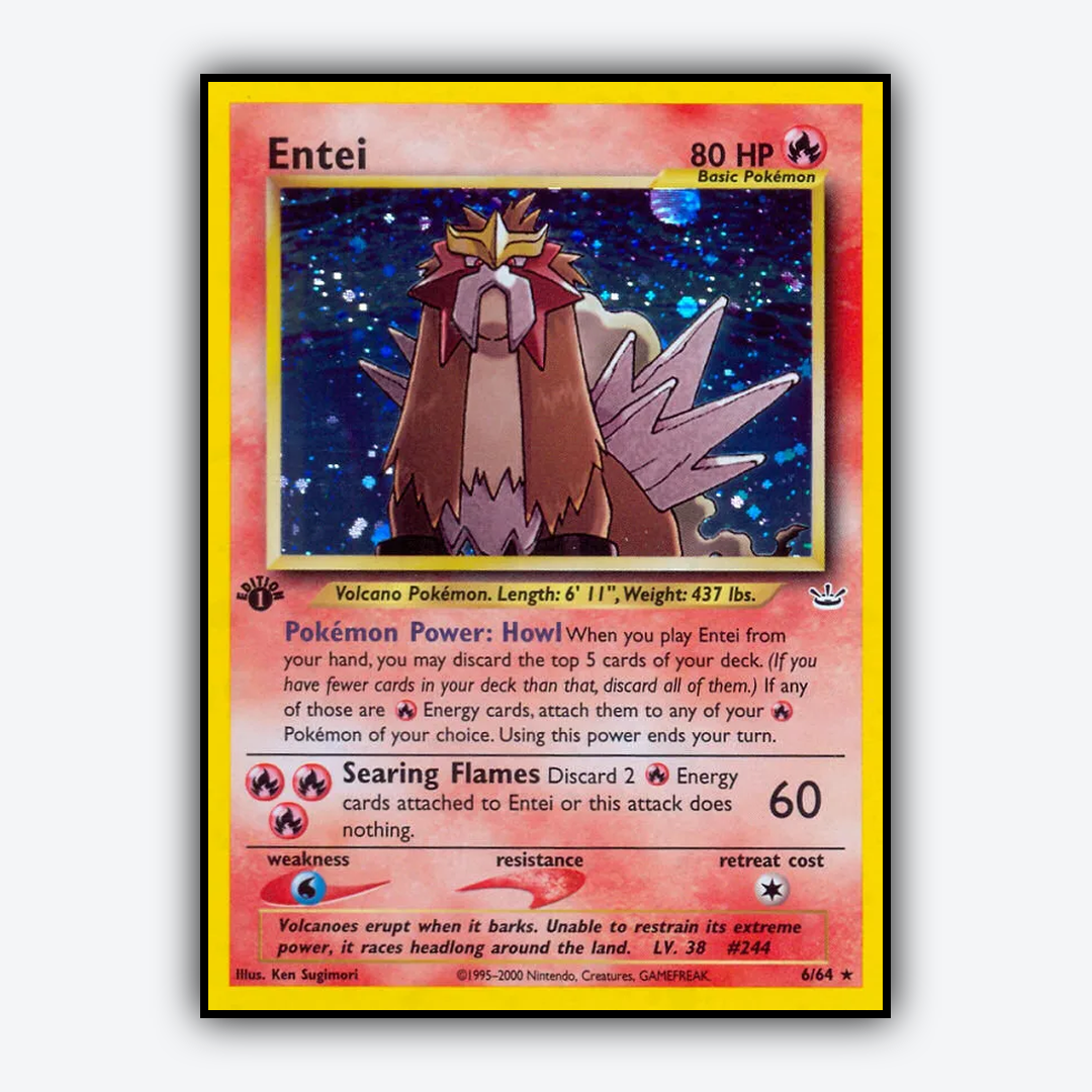 Entei 006/64 - Neo Revelation Set - Card Rug