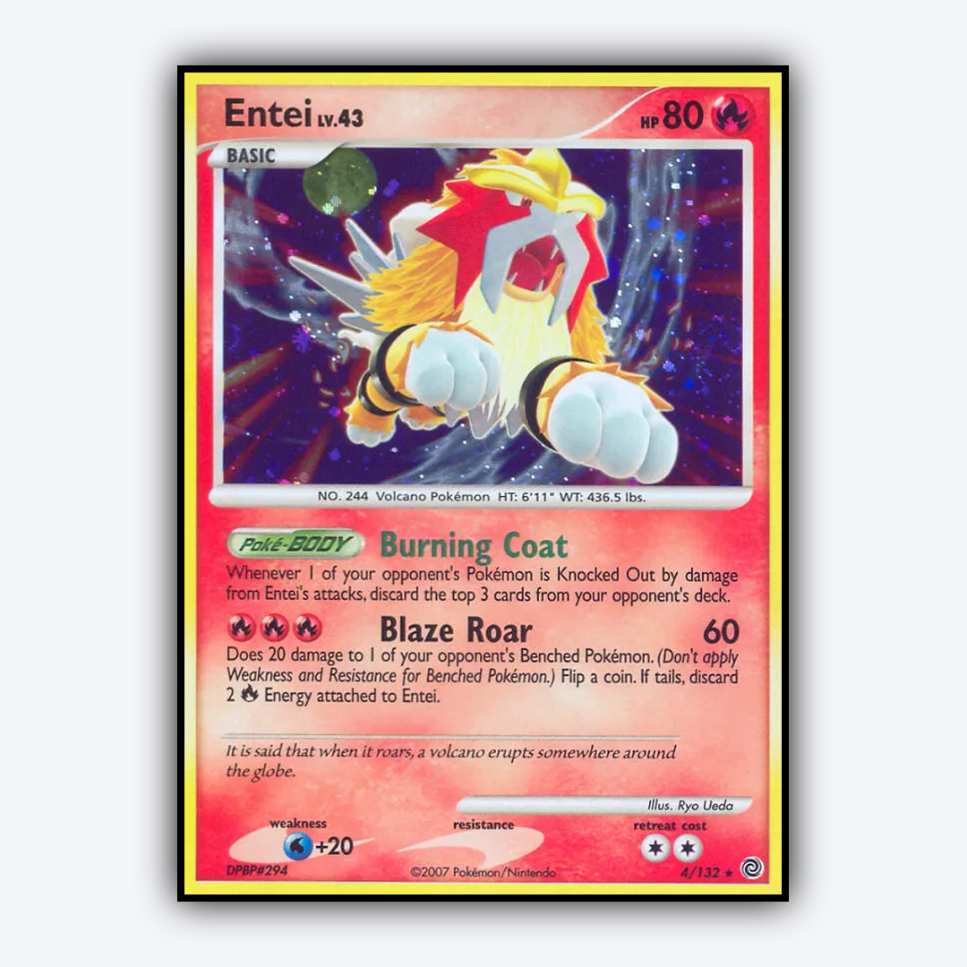 Entei 004/132 - Secret Wonders Set - Card Rug