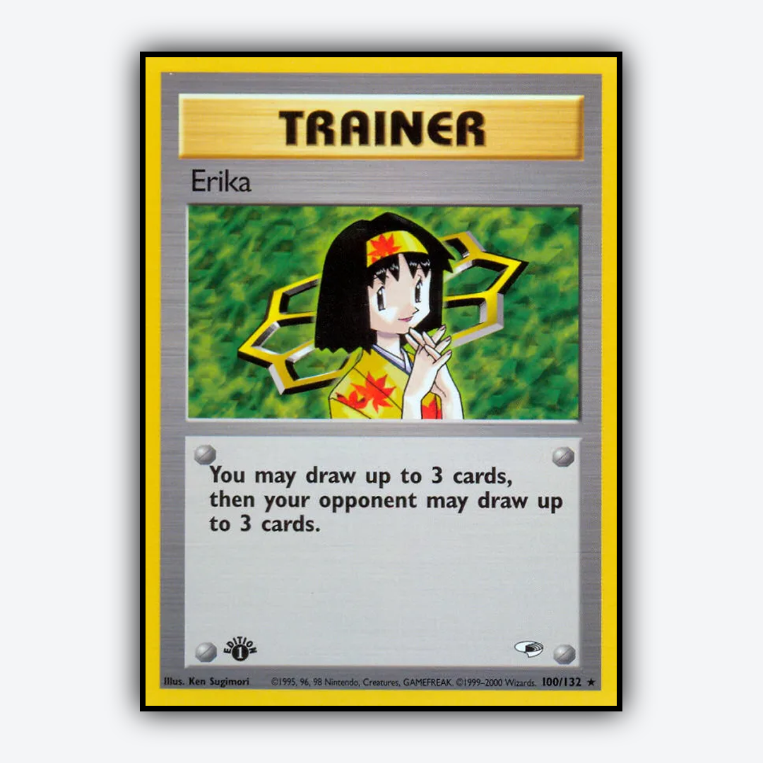 Erika 100/132 - Gym Heroes Set - Card Rug
