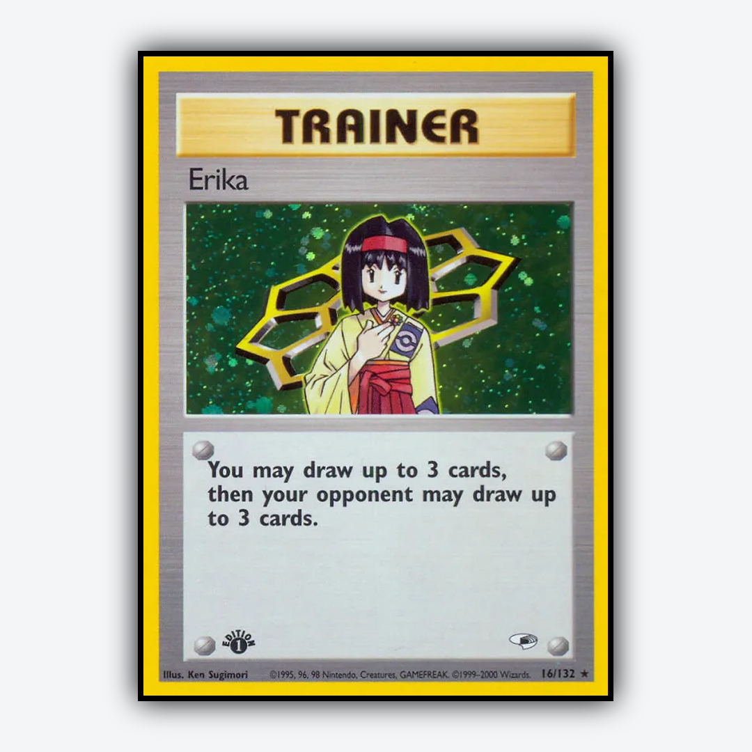 Erika 016/132 - Gym Heroes Set - Card Rug