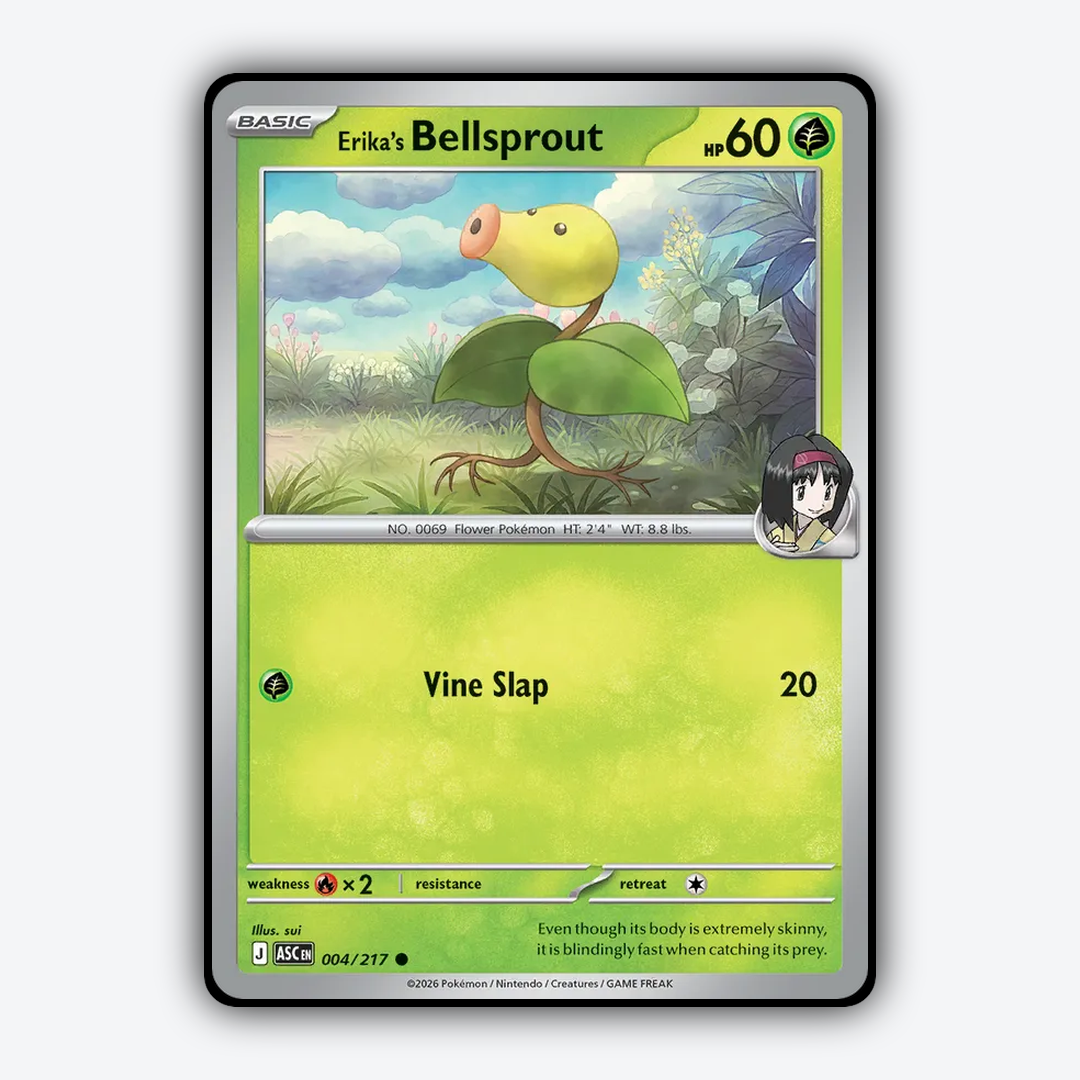 Erika's Bellsprout 004/217 - Ascended Heroes Set - Card Rug