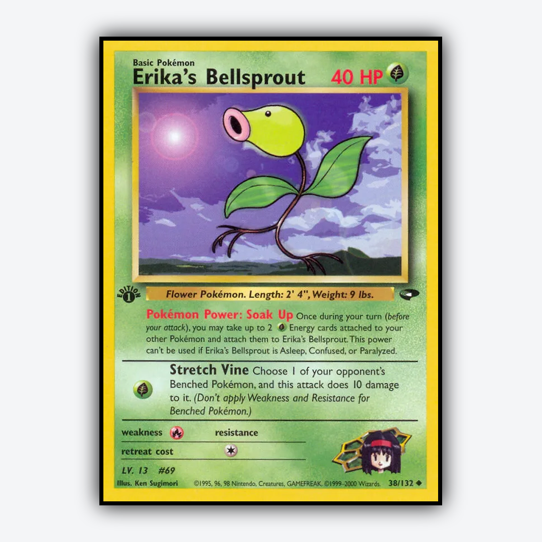 Erika's Bellsprout 038/132 - Gym Challenge Set - Card Rug