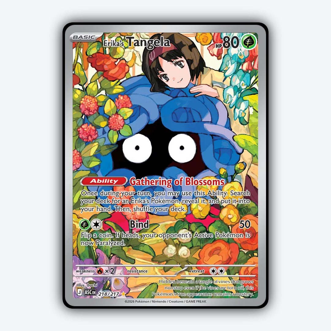 Erika's Tangela 218/217 - Ascended Heroes Set - Card Rug