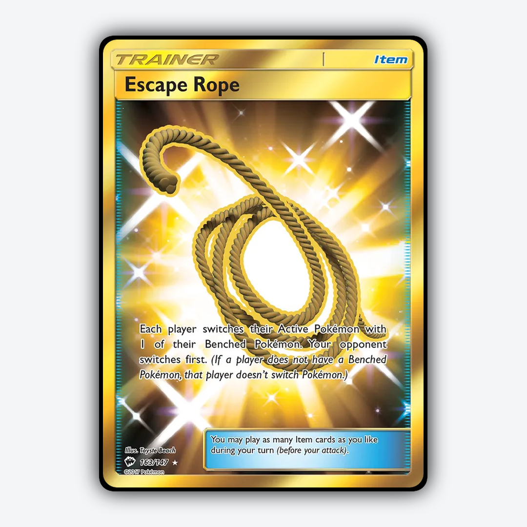 Escape Rope 163/147 - Burning Shadows Set - Card Rug