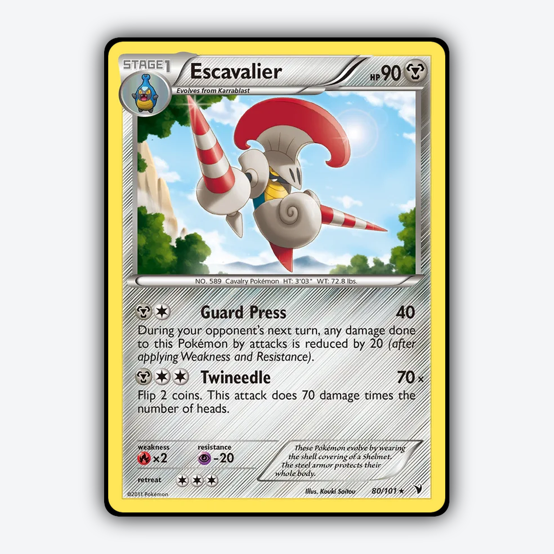 Escavalier 080/101 - Noble Victories Set - Card Rug