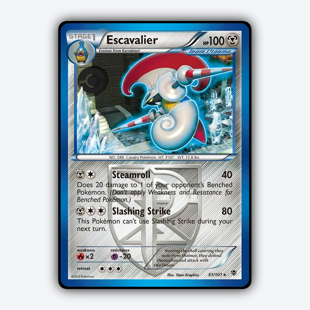 Escavalier 061/101 - Plasma Blast Set - Card Rug