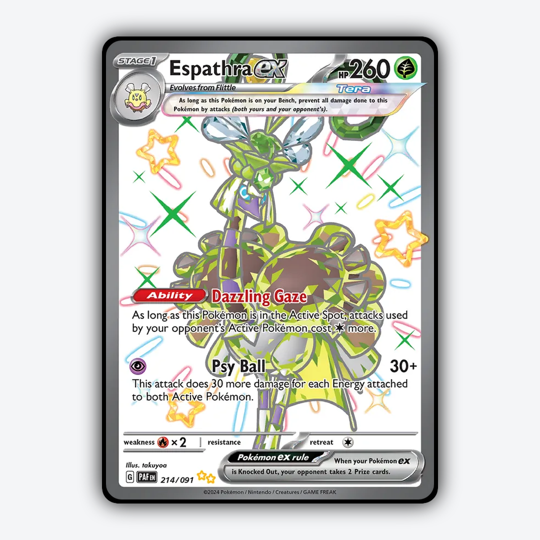 Espathra ex #214 - Paldean Fates Set - Card Rug