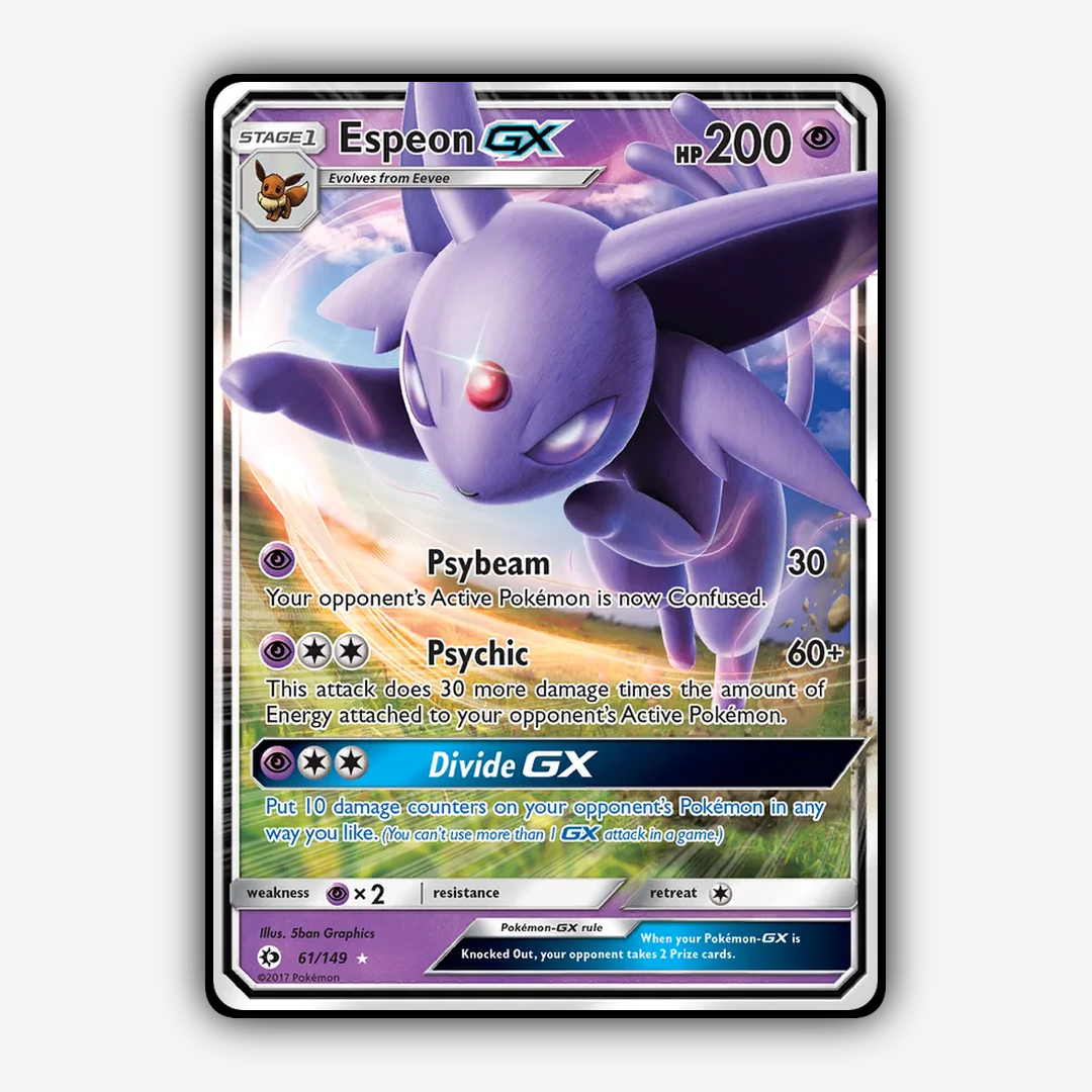 Espeon-GX 061/149 - Sun & Moon Set - Card Rug