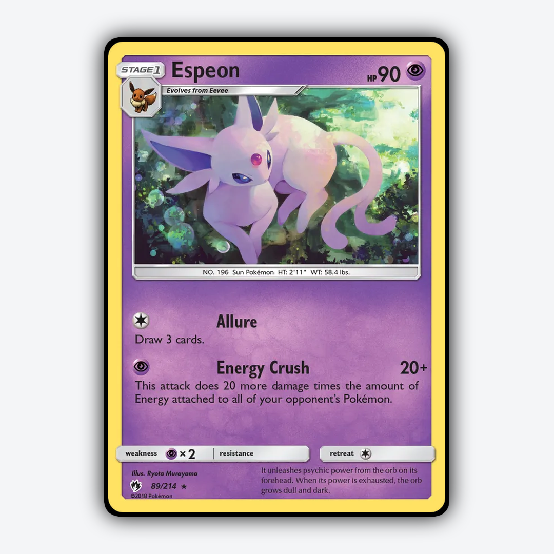 Espeon 089/214 - Lost Thunder Set - Card Rug