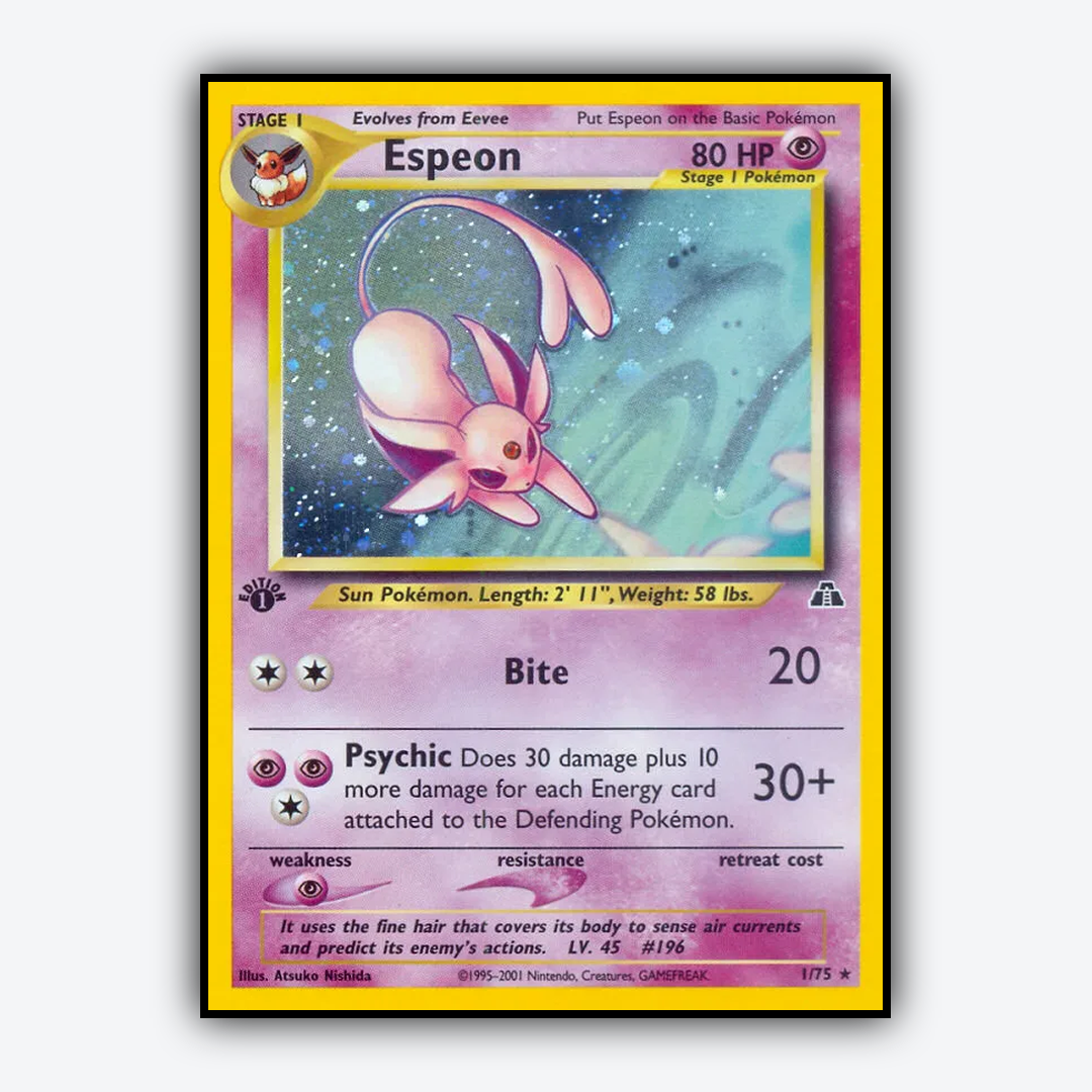Espeon 001/75 - Neo Discovery Set - Card Rug