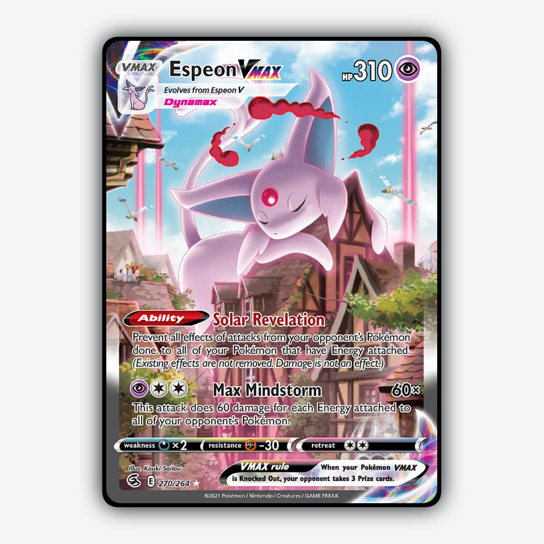 Espeon VMAX 270/264 - Fusion Strike Set - Card Rug