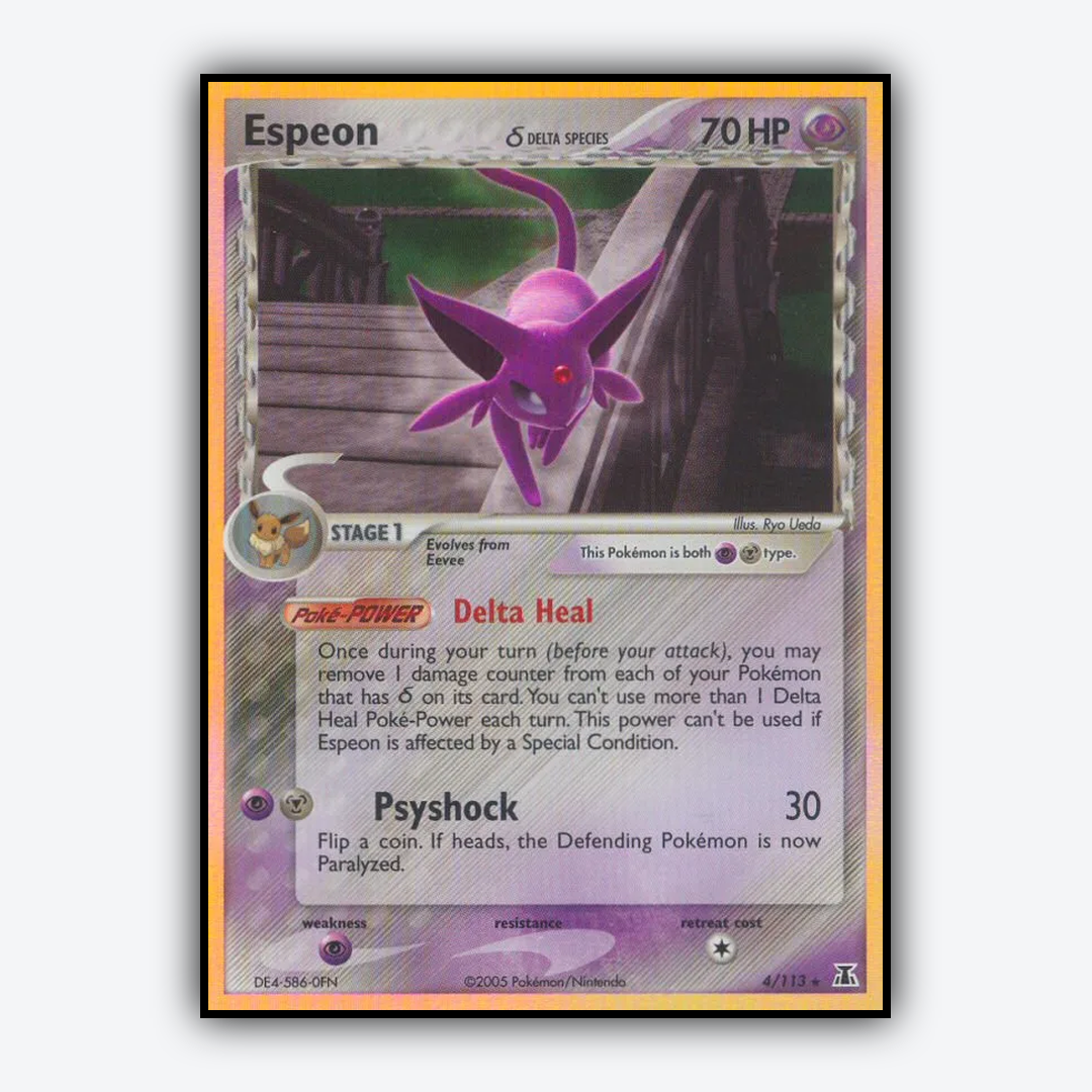 Espeon δ 004/113 - Delta Species Set - Card Rug