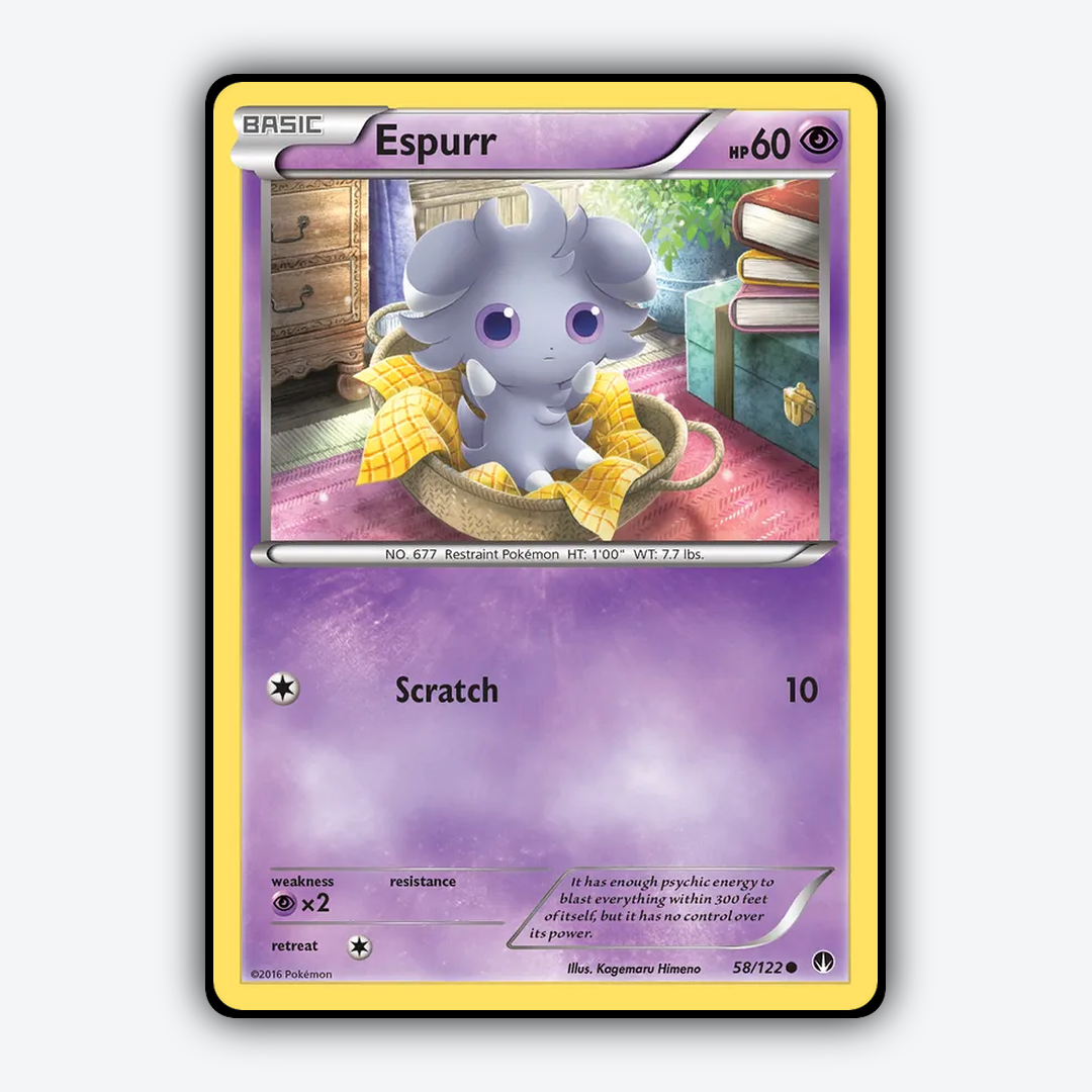 Espurr 058/122 - BREAKpoint Set - Card Rug