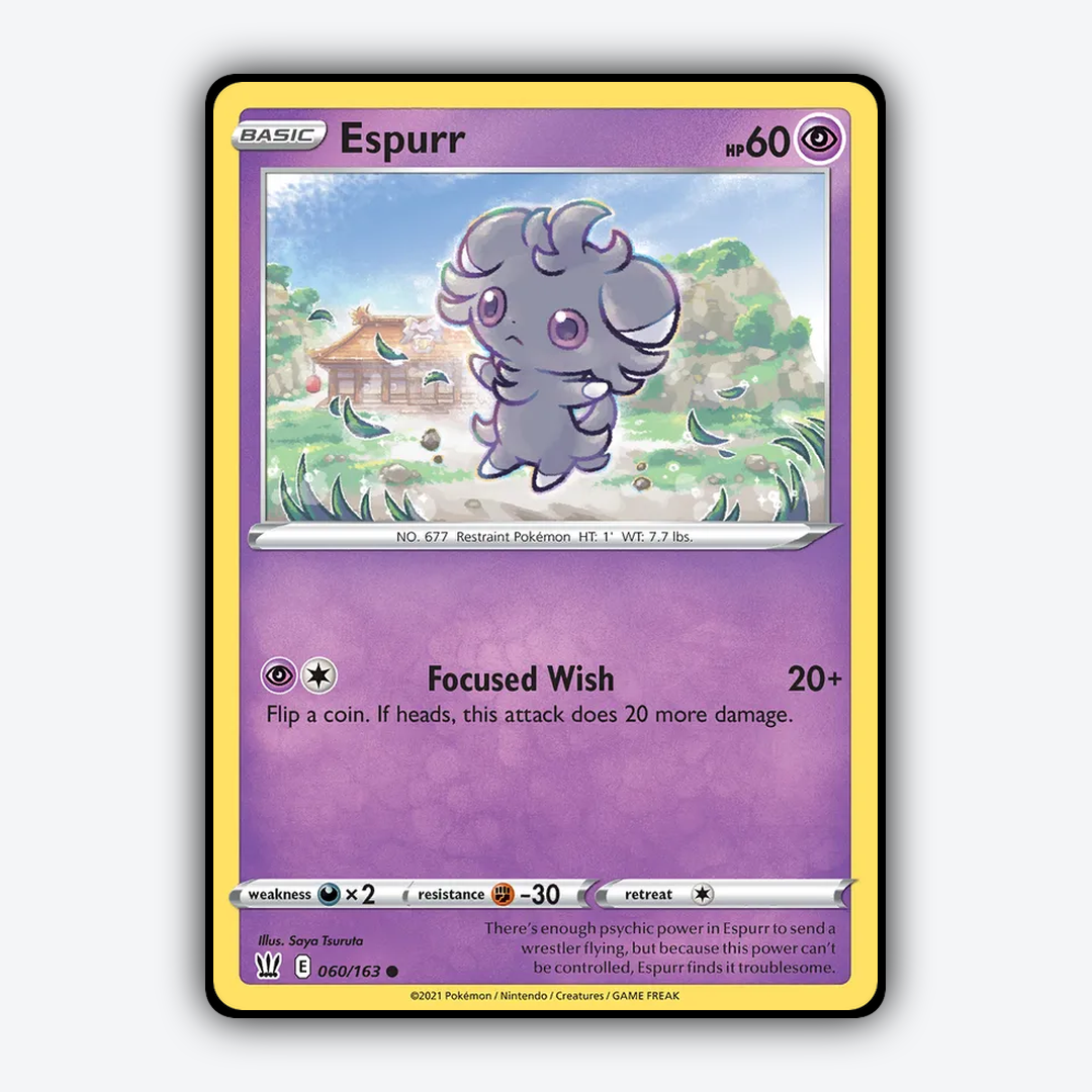 Espurr 060/163 - Battle Styles Set - Card Rug