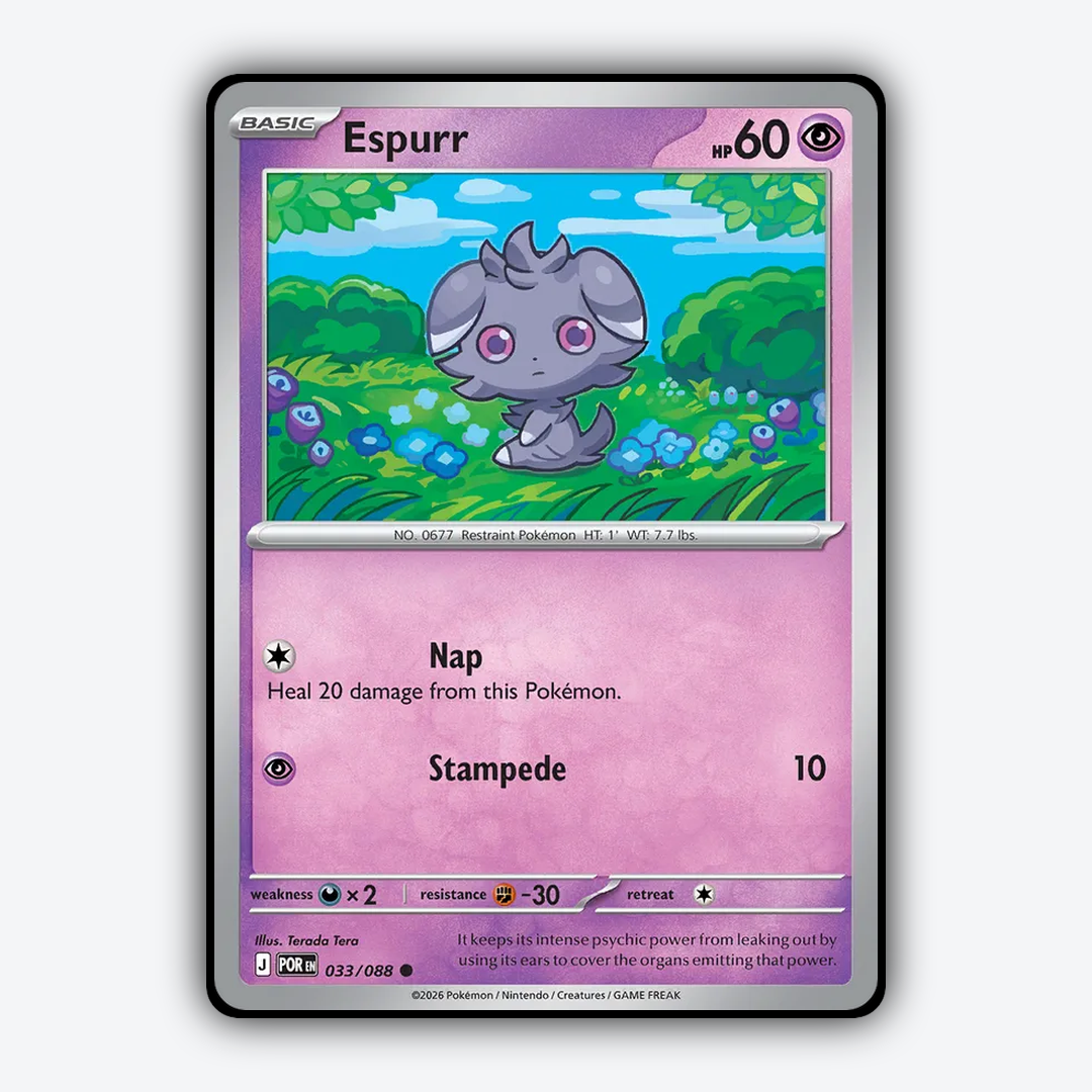 Espurr 033/088 - Perfect Order Set - Card Rug