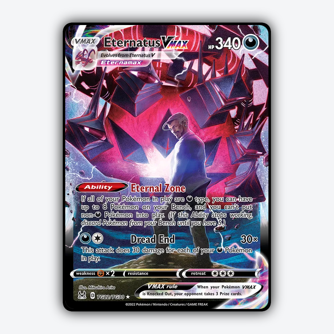 Eternatus VMAX TG022/30 - TG022/30 Lost Origin Trainer Gallery Set - Card Rug