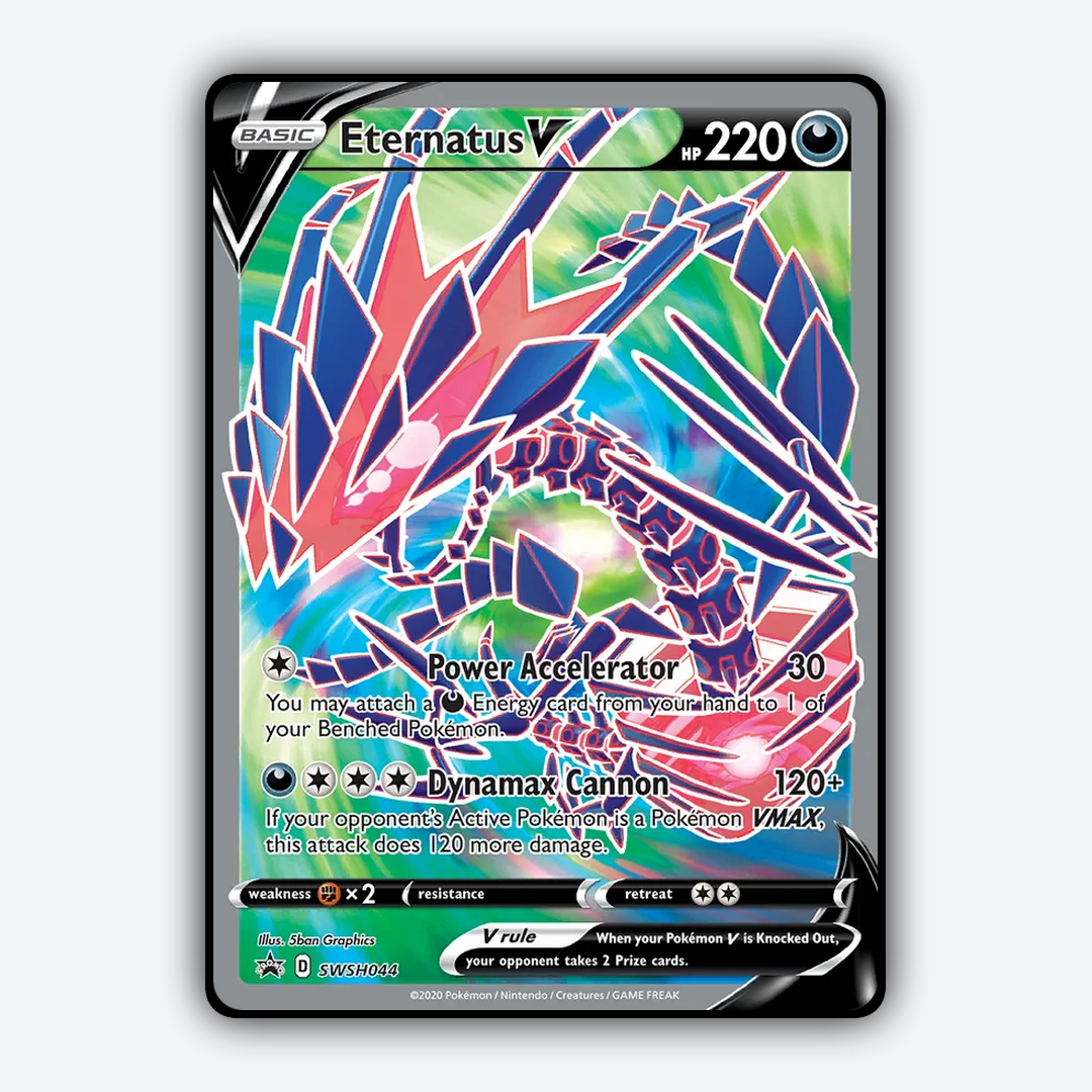 Eternatus V #44 - SWSH Black Star Promos Set - Card Rug