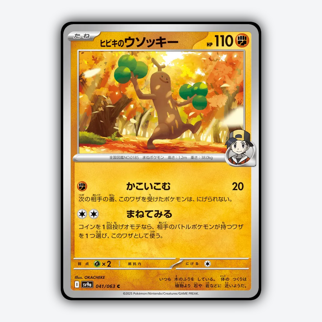 Ethan's Sudowoodo 041/063 - Hot Air Arena Set - Card Rug (JP)