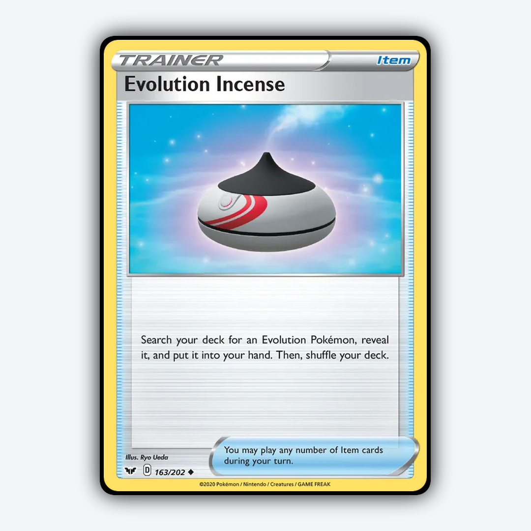 Evolution Incense 163/202 - Sword & Shield Set - Card Rug