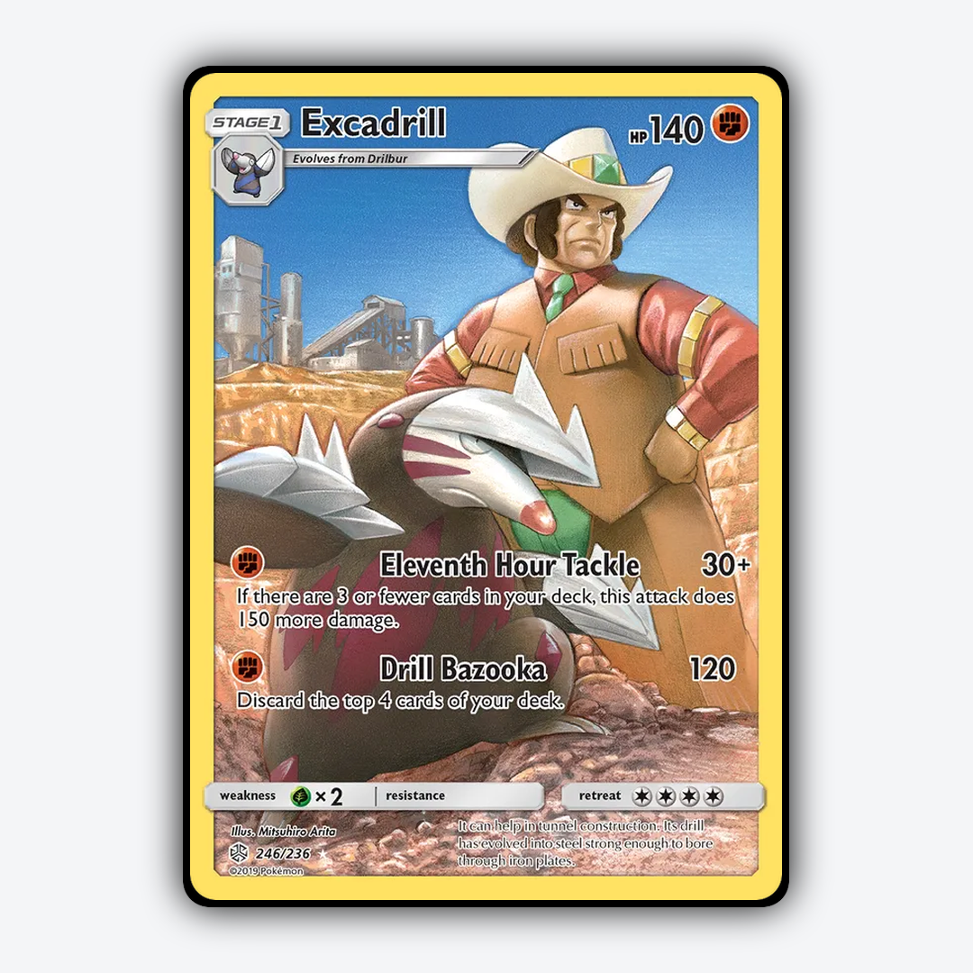 Excadrill 246/236 - Cosmic Eclipse Set - Card Rug
