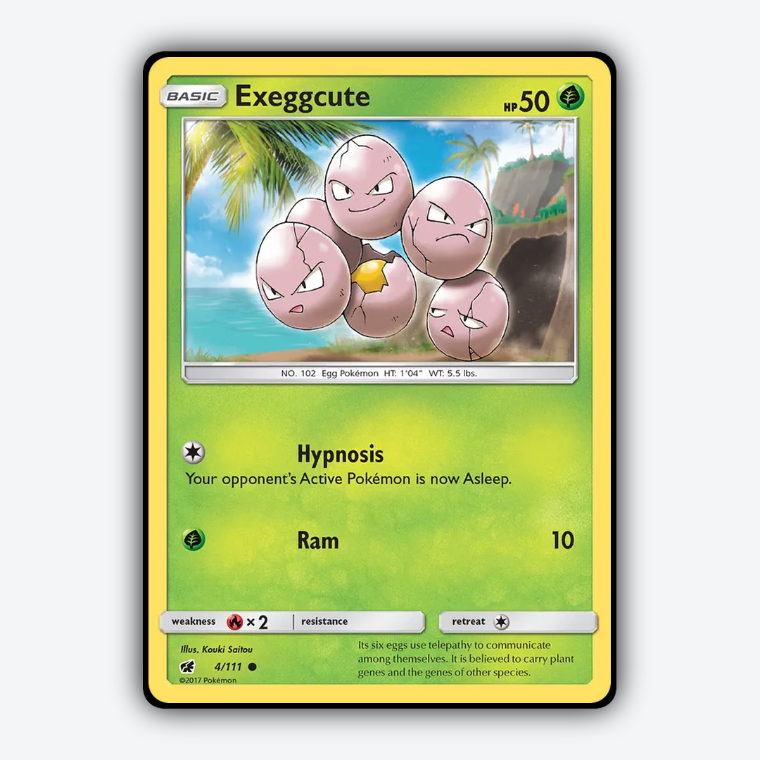 Exeggcute 004/111 - Crimson Invasion Set - Card Rug