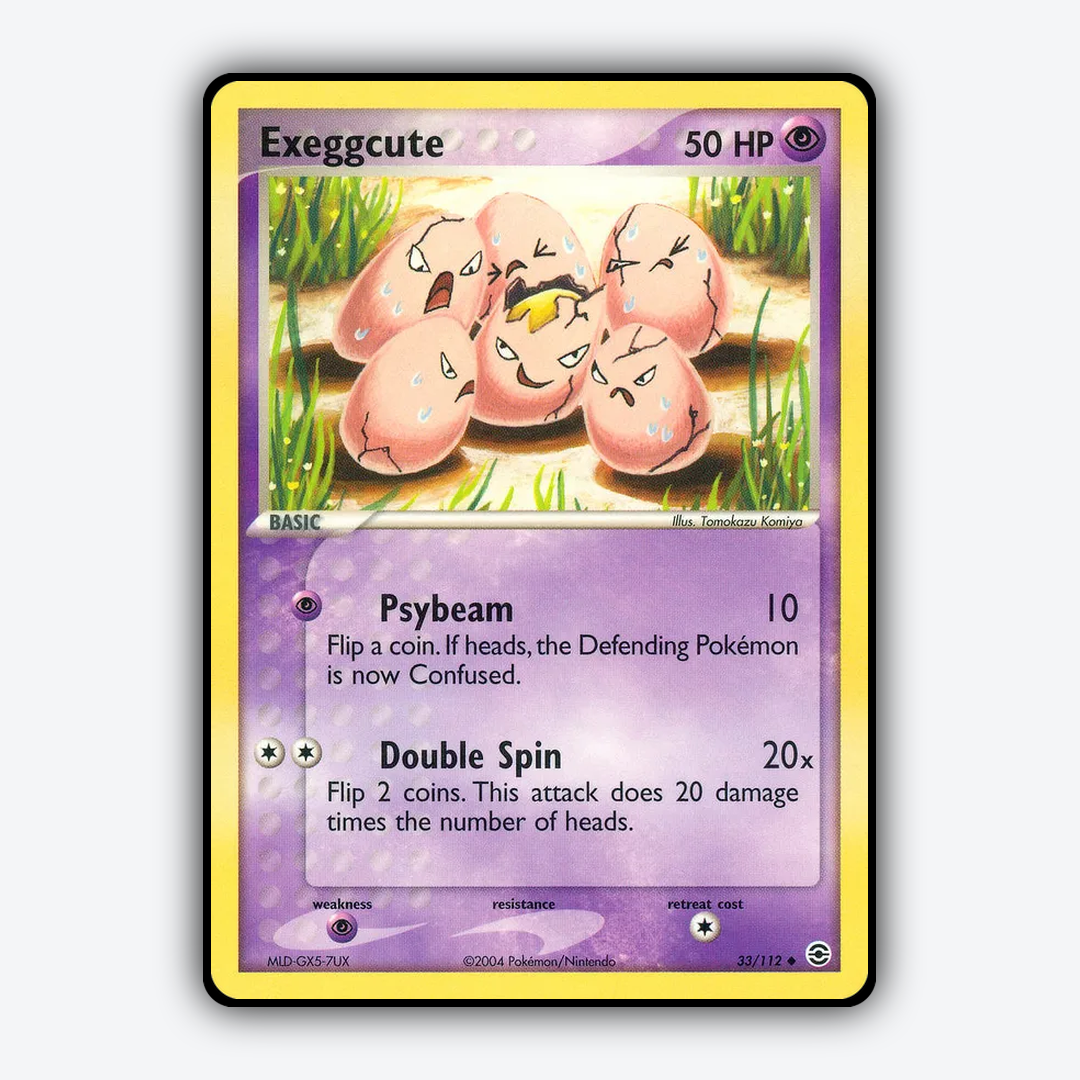 Exeggcute 033/112 - FireRed & LeafGreen Set - Card Rug