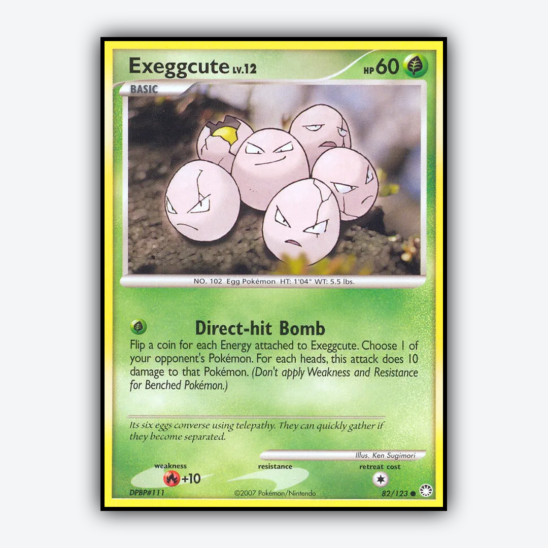 Exeggcute 082/123 - Mysterious Treasures Set - Card Rug