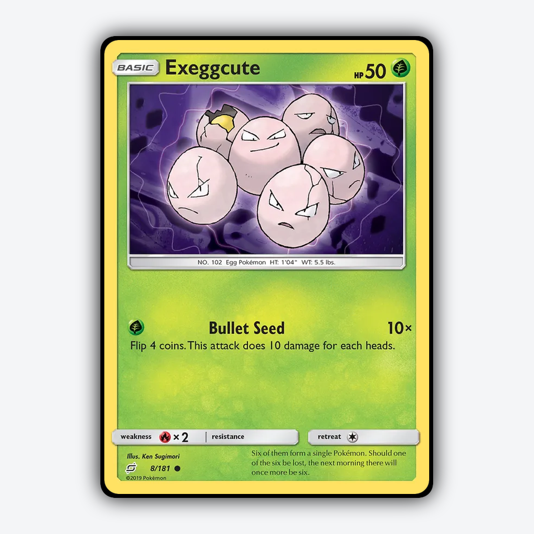 Exeggcute 008/181 - Team Up Set - Card Rug