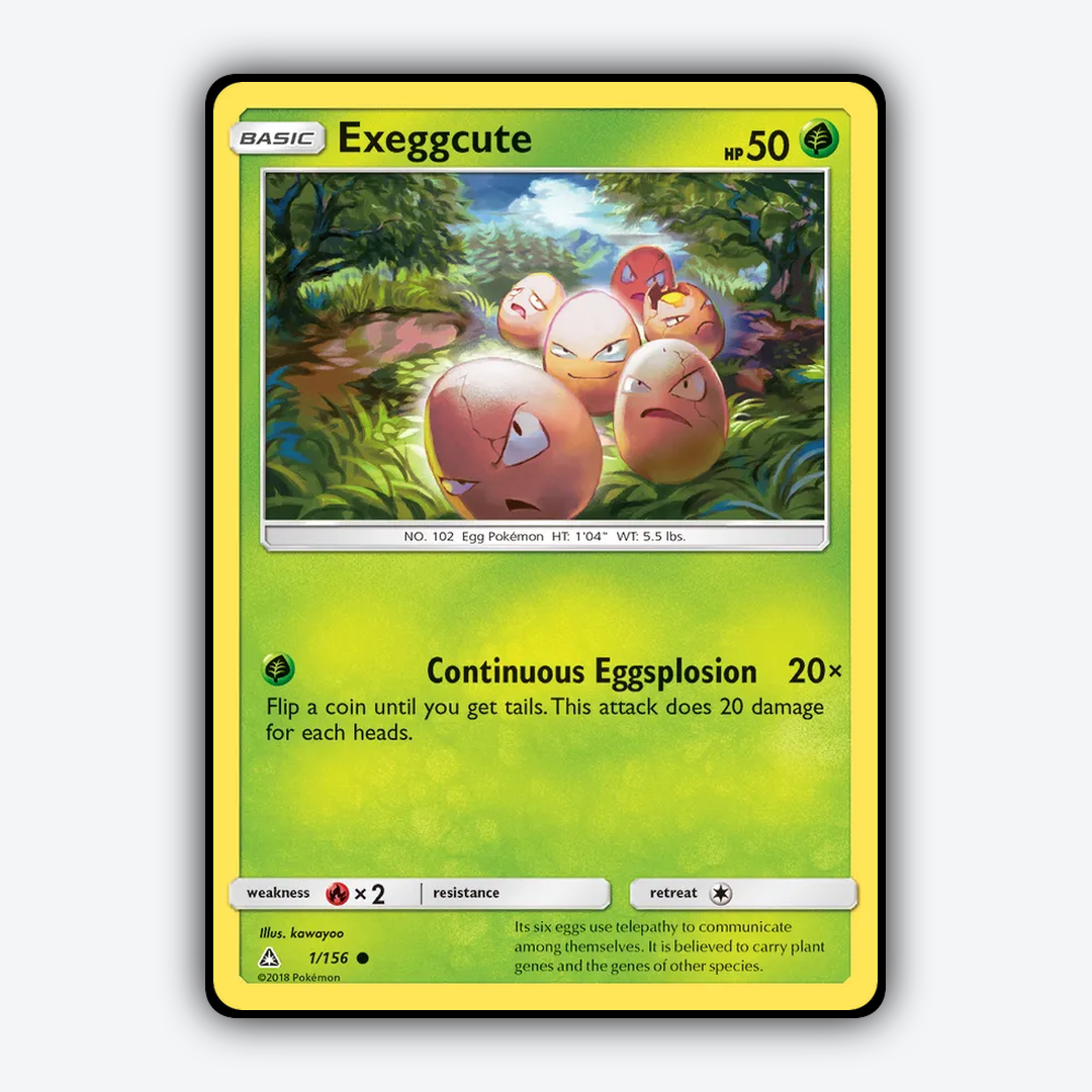 Exeggcute 001/156 - Ultra Prism Set - Card Rug