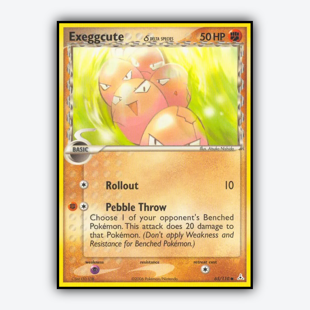 Exeggcute δ 065/110 - Holon Phantoms Set - Card Rug