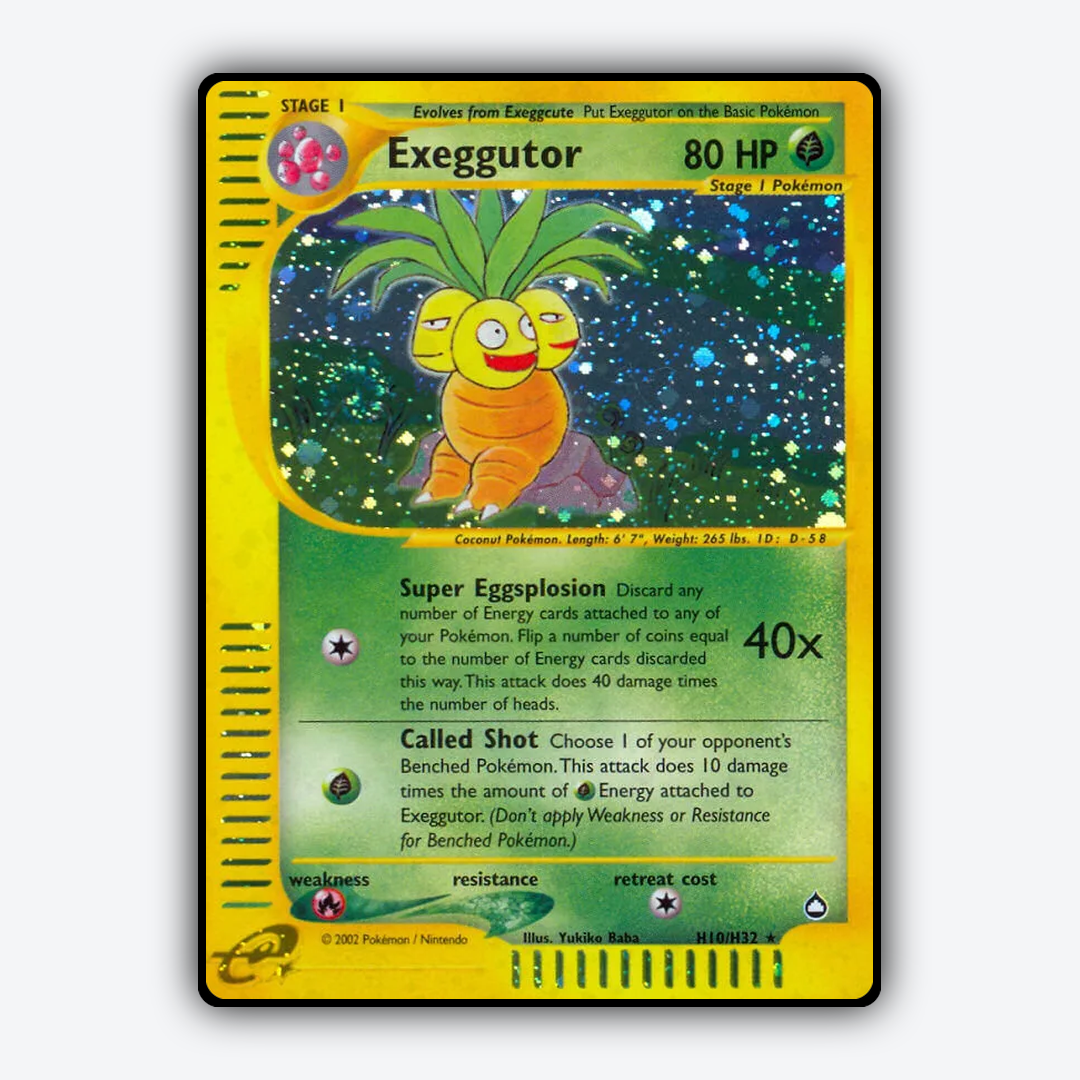 Exeggutor H010/147 - H010/147 Aquapolis Set - Card Rug