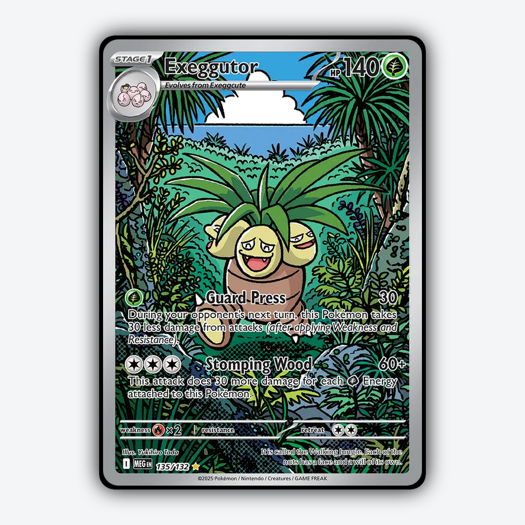 Exeggutor #135 - Mega Evolution Set - Card Rug