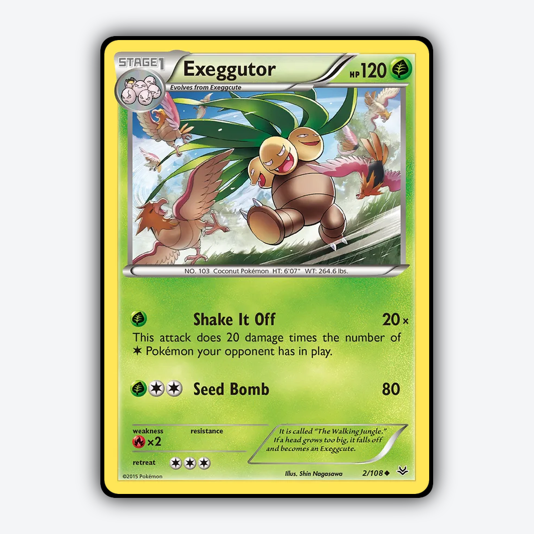 Exeggutor 002/108 - Roaring Skies Set - Card Rug