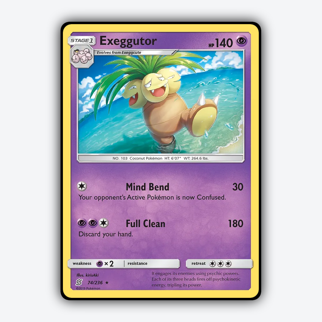 Exeggutor 074/236 - Unified Minds Set - Card Rug