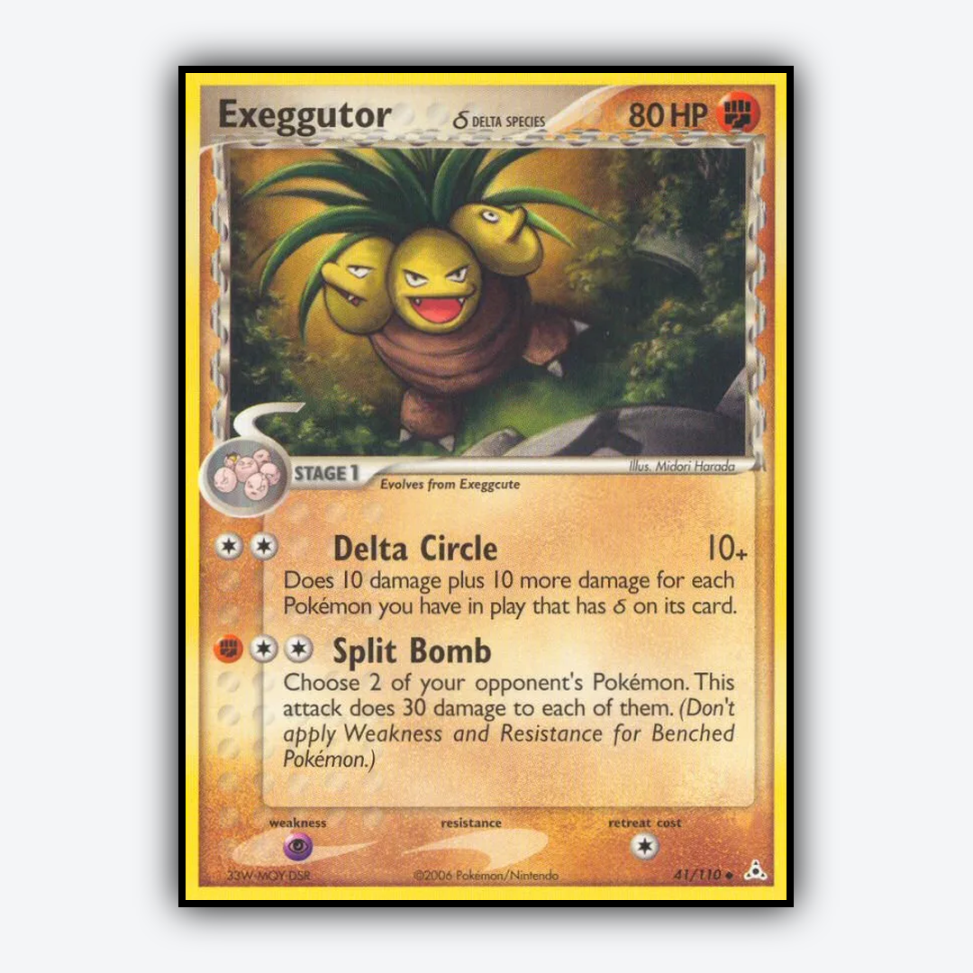 Exeggutor δ 041/110 - Holon Phantoms Set - Card Rug