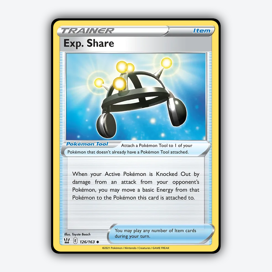 Exp. Share 126/163 - Battle Styles Set - Card Rug