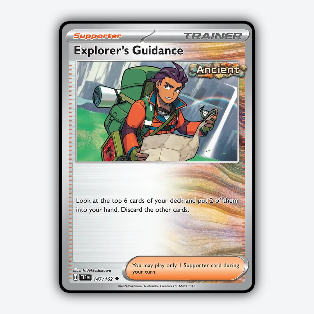 Explorer's Guidance 147/162 - Temporal Forces Set - Card Rug