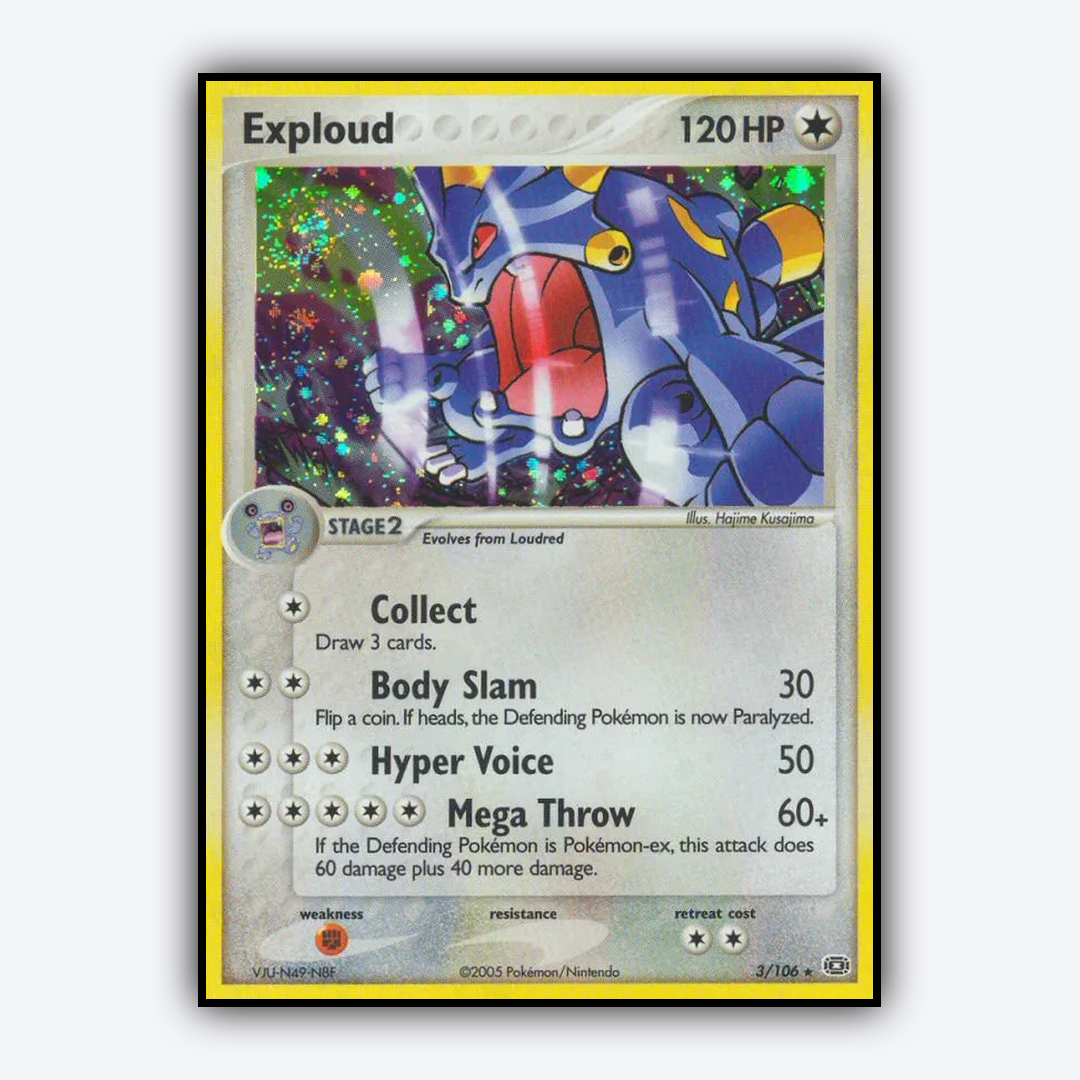 Exploud 003/106 - Emerald Set - Card Rug