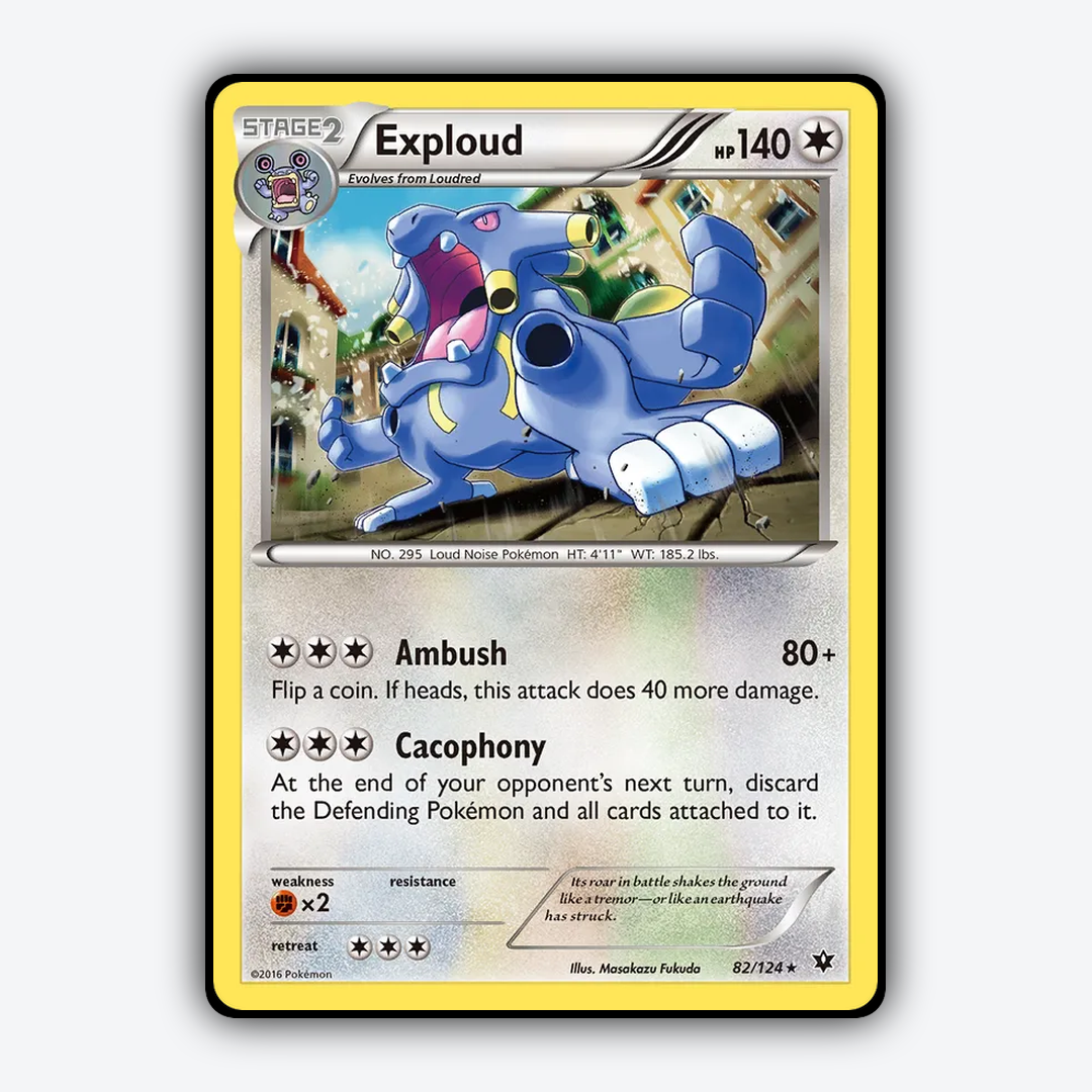 Exploud 082/124 - Fates Collide Set - Card Rug