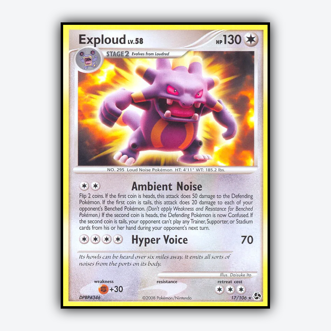 Exploud 017/106 - Great Encounters Set - Card Rug