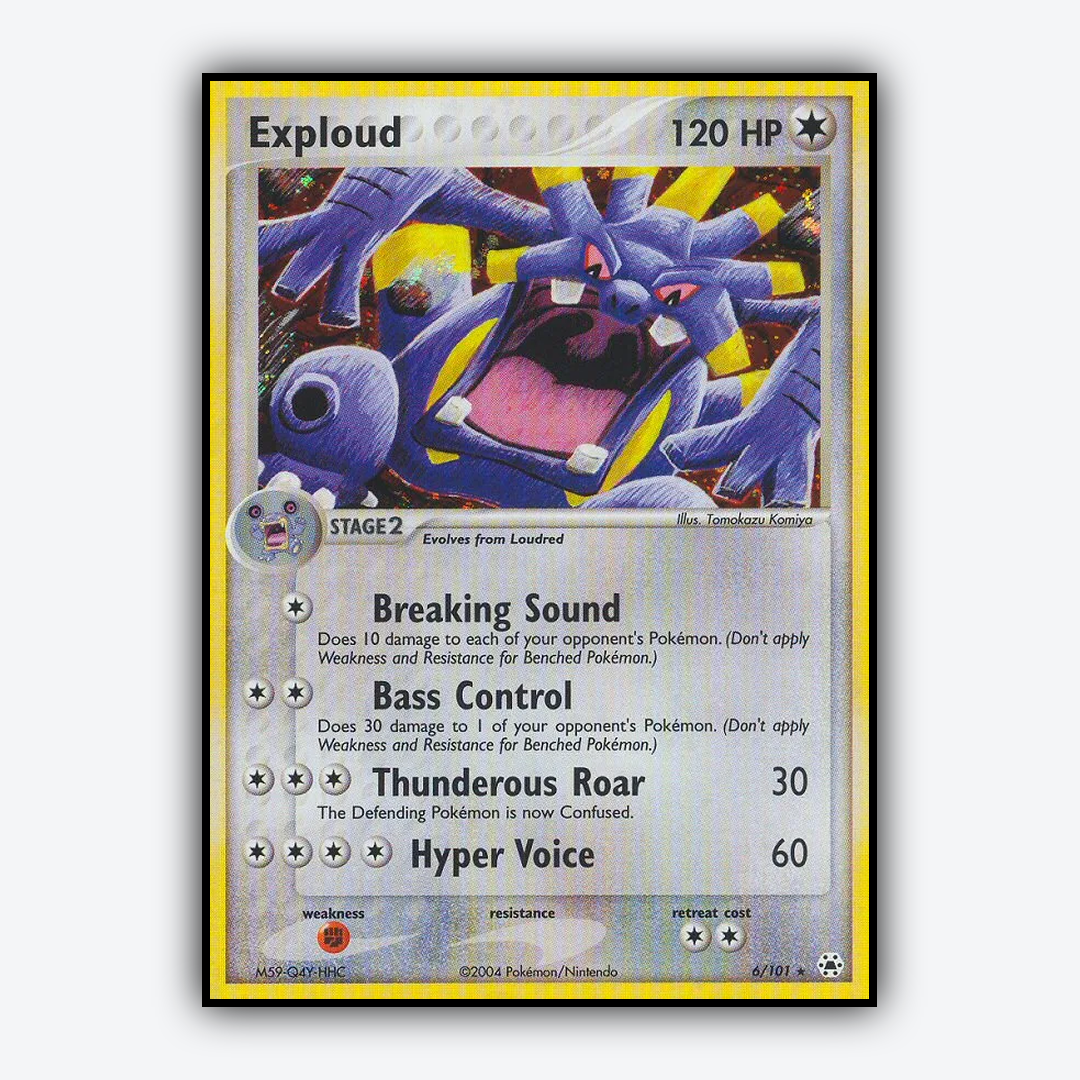 Exploud 006/101 - Hidden Legends Set - Card Rug