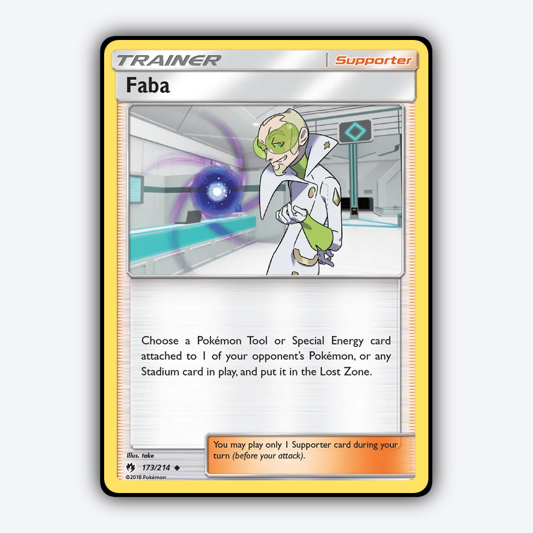 Faba 173/214 - Lost Thunder Set - Card Rug