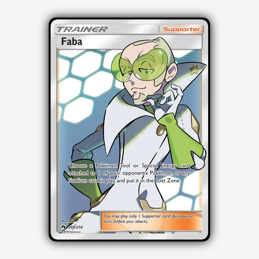 Faba 208/214 - Lost Thunder Set - Card Rug