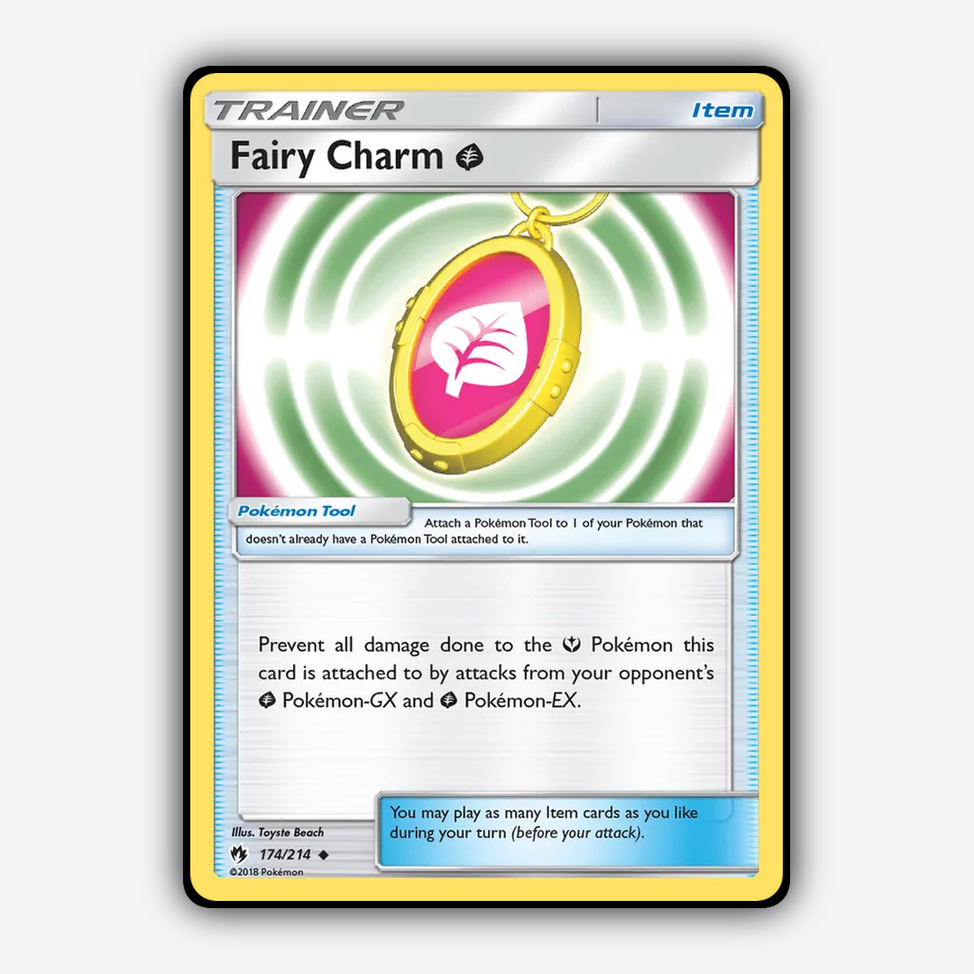 Fairy Charm Grass 174/214 - Lost Thunder Set - Card Rug