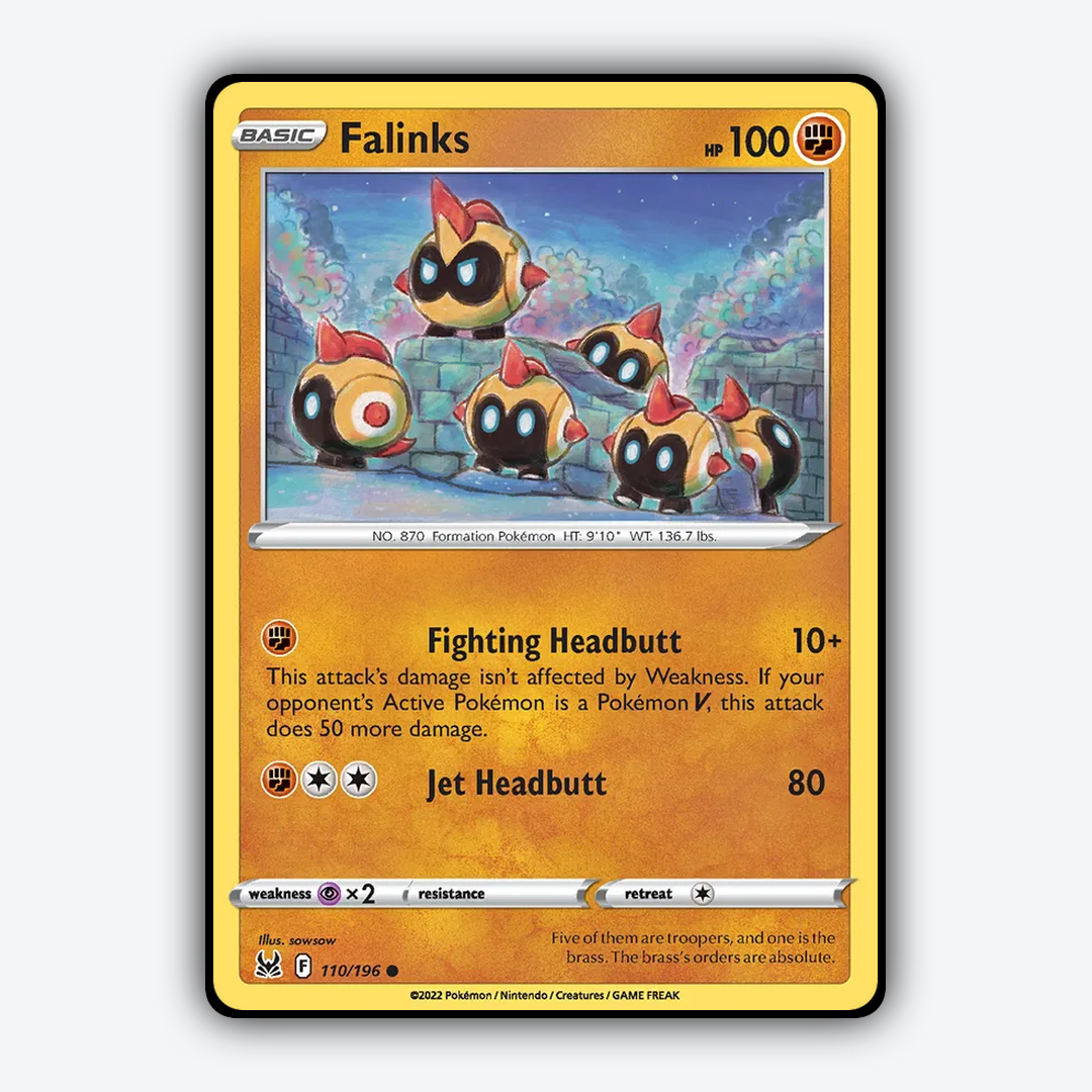 Falinks 110/196 - Lost Origin Set - Card Rug
