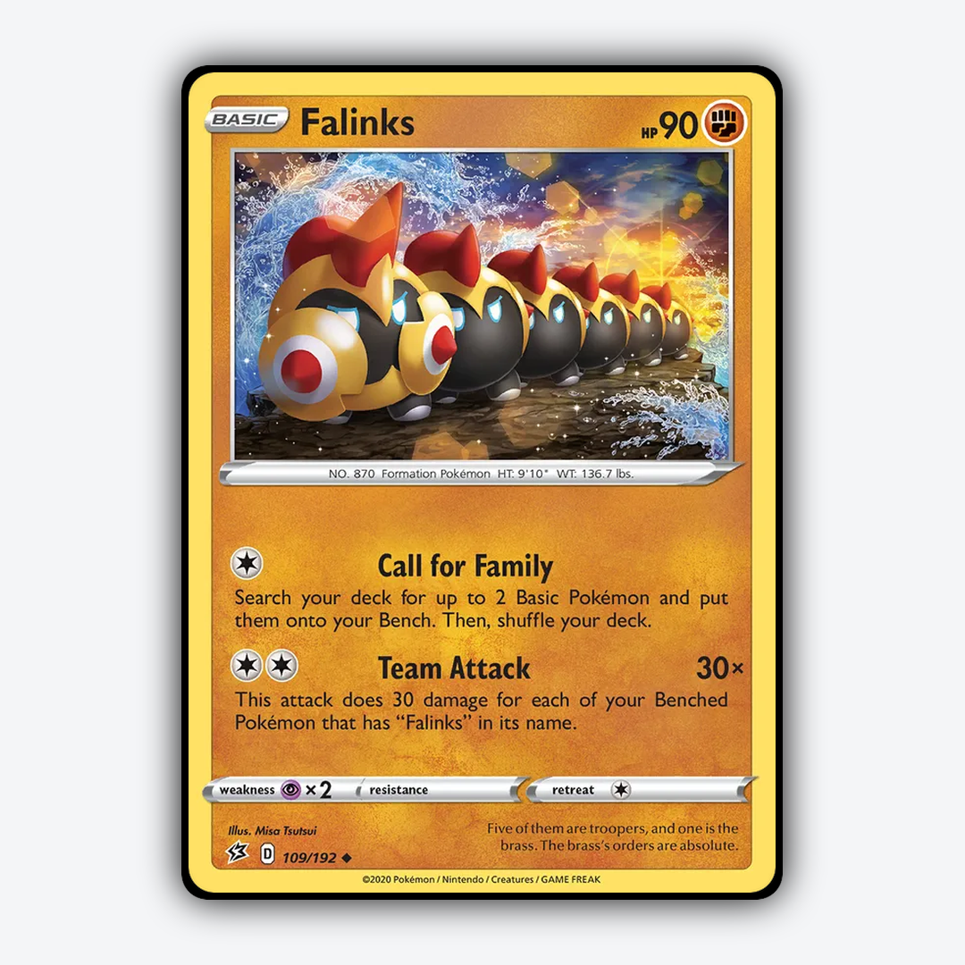 Falinks 109/192 - Rebel Clash Set - Card Rug