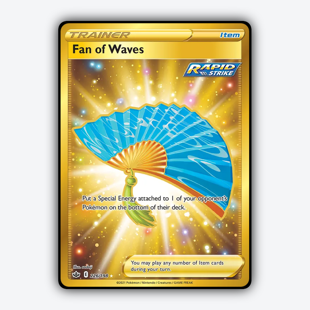 Fan of Waves 226/198 - Chilling Reign Set - Card Rug
